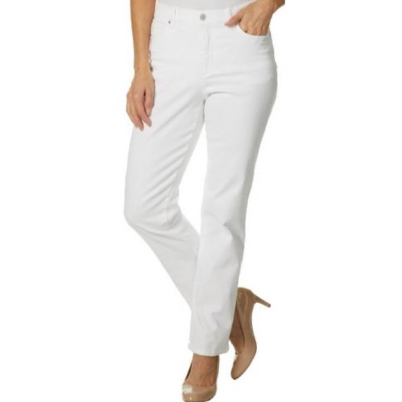 *New* Nicole Miller High Rise OFF WHITE Jeans Size 10 - Picture 2 of 8